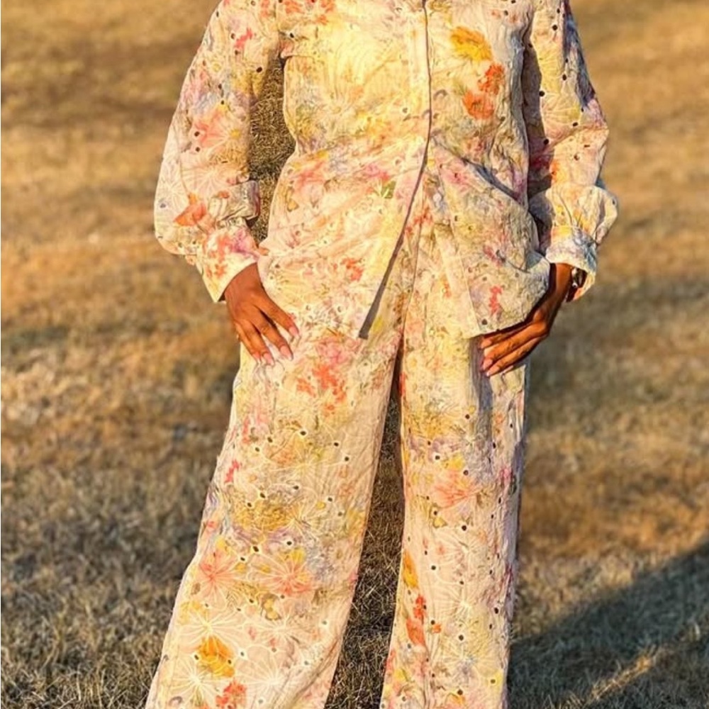 Floral Women's top and bottom